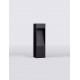 Sandy Black Aluminium LED 7Watt 220-240Volt 253Lm 3000K IP65 L: 8.5 W: 7.5 H: 30 cm 
