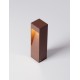Corten Aluminium LED 7Watt 220-240Volt 253Lm 3000K IP65 L: 8.5 W: 7.5 H: 30 cm 
