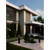 Sandy Black Aluminium LED 7Watt 220-240Volt 235Lm 3000K IP65 L: 8.5 W: 7.5 H: 60 cm