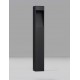 Sandy Black Aluminium LED 7Watt 220-240Volt 235Lm 3000K IP65 L: 8.5 W: 7.5 H: 60 cm 