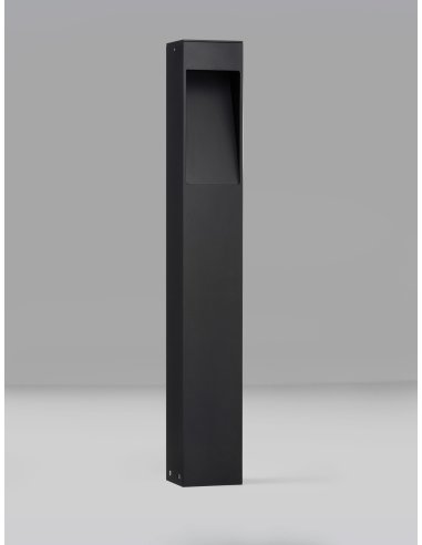 Sandy Black Aluminium LED 7Watt 220-240Volt 235Lm 3000K IP65 L: 8.5 W: 7.5 H: 60 cm 