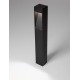 Sandy Black Aluminium LED 7Watt 220-240Volt 235Lm 3000K IP65 L: 8.5 W: 7.5 H: 60 cm 
