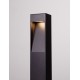 Sandy Black Aluminium LED 7Watt 220-240Volt 235Lm 3000K IP65 L: 8.5 W: 7.5 H: 60 cm 