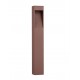 Corten Aluminium LED 7Watt 220-240Volt 235Lm 3000K IP65 L: 8.5 W: 7.5 H: 60 cm 