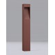 Corten Aluminium LED 7Watt 220-240Volt 235Lm 3000K IP65 L: 8.5 W: 7.5 H: 60 cm 