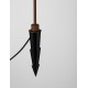 Corten Aluminium LED 4Watt 220-240Volt 195Lm 3000K IP65 Included plastic spike D: 10 W: 2.5 H: 60 cm 