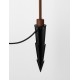 Corten Aluminium LED 4Watt 220-240Volt 195Lm 3000K IP65 Included plastic spike D: 10 W: 2.5 H: 80 cm 