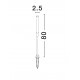 Corten Aluminium LED 4Watt 220-240Volt 195Lm 3000K IP65 Included plastic spike D: 10 W: 2.5 H: 80 cm 