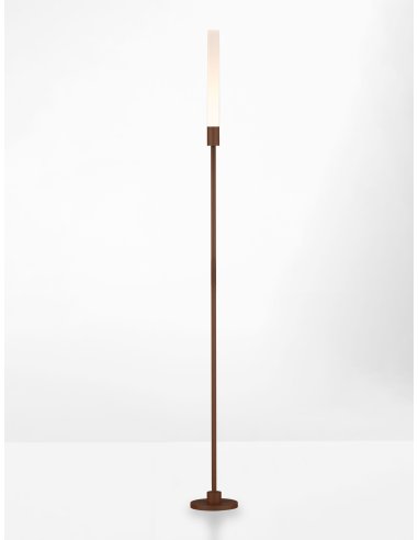 Corten Aluminium LED 4Watt 220-240Volt 195Lm 3000K IP65 Included plastic spike D: 10 W: 2.5 H: 100 cm 