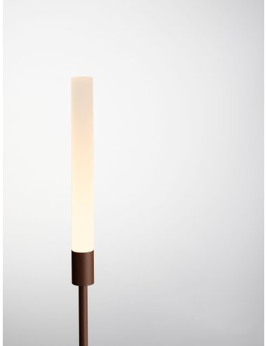 Corten Aluminium LED 4Watt 220-240Volt 195Lm 3000K IP65 Included plastic spike D: 10 W: 2.5 H: 100 cm 