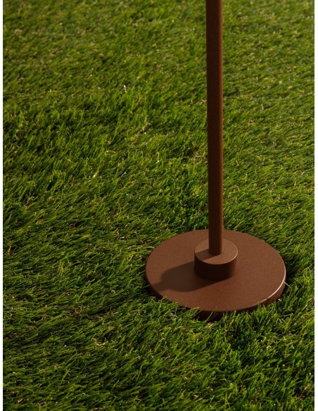Corten Aluminium LED 4Watt 220-240Volt 195Lm 3000K IP65 Included plastic spike D: 10 W: 2.5 H: 100 cm 