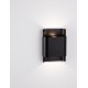 Sandy Black Aluminium LED 10Watt 220-240Volt 608Lm 3000K IP54 L:18 W:13 H:5,5 cm 