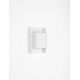Sandy White Aluminium LED 10Watt 220-240Volt 608Lm 3000K IP54 L:18 W:13 H:5,5 cm 