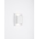 Sandy White Aluminium LED 10Watt 220-240Volt 608Lm 3000K IP54 L:18 W:13 H:5,5 cm 