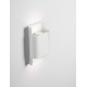 Sandy White Aluminium LED 10Watt 220-240Volt 608Lm 3000K IP54 L:18 W:13 H:5,5 cm 