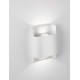 Sandy White Aluminium LED 10Watt 220-240Volt 608Lm 3000K IP54 L:18 W:13 H:5,5 cm 