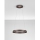 Triac Dimmable Brushed Coffee Metal & Acrylic LED 38 Watt 220-240Volt 2564Lm IP20 2700-4000K CCT Dip Switch D: 45 H: 150 cm 