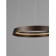 Triac Dimmable Brushed Coffee Metal & Acrylic LED 38 Watt 220-240Volt 2564Lm IP20 2700-4000K CCT Dip Switch D: 45 H: 150 cm 