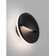 Sandy Black Aluminium & Glass LED 9 Watt 220-240 Volt 378Lm 3000K IP54 D: 15 L: 7.5 cm 
