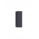 Sandy Black Aluminium & Glass LED 4 Watt 220-240 Volt 161Lm 3000K IP54 L: 8 W: 4.5 H: 16 cm 