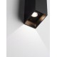 Sandy Black Aluminium & Glass LED 4 Watt 220-240 Volt 161Lm 3000K IP54 L: 8 W: 4.5 H: 16 cm 