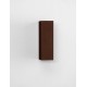 Sandy Coffee Aluminium & Glass LED 4 Watt 220-240 Volt 161Lm 3000K IP54 L: 8 W: 4.5 H: 16 cm 