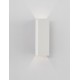 Sandy White Aluminium & Glass LED 4 Watt 220-240 Volt 161Lm 3000K IP54 L: 8 W: 4.5 H: 16 cm 