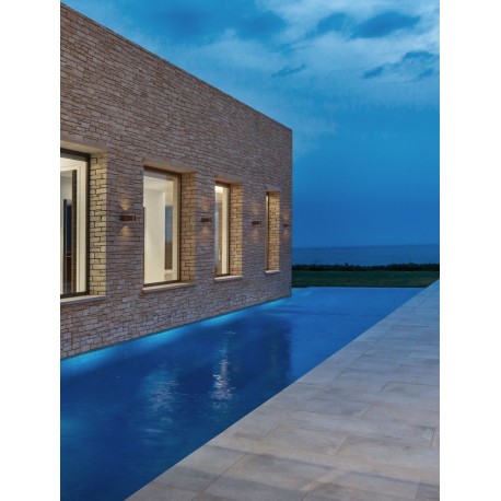 Corten Aluminium & Glass LED 11 Watt 220-240 Volt 950Lm 3000K IP54 W: 10 L: 11 H: 6.8 cm 