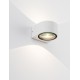 Sandy White Aluminium & Glass LED 11 Watt 220-240 Volt 950Lm 3000K IP54 W: 10 L: 11 H: 6.8 cm 