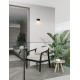 Sandy Black Aluminium & Glass LED 6 Watt 220-240 Volt 478Lm 3000K IP54 D: 10 W: 11 H: 6.8 cm 