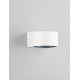 Sandy White Aluminium & Glass LED 6 Watt 220-240 Volt 478Lm 3000K IP54 D: 10 W: 11 H: 6.8 cm 
