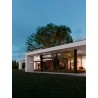 Sandy Black Aluminium & Glass LED 21 Watt 220-240 Volt 974Lm 3000K IP65 L: 50 W: 6.5 H: 9 cm