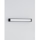 Sandy Black Aluminium & Glass LED 21 Watt 220-240 Volt 974Lm 3000K IP65 L: 50 W: 6.5 H: 9 cm 