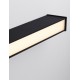 Sandy Black Aluminium & Glass LED 21 Watt 220-240 Volt 974Lm 3000K IP65 L: 50 W: 6.5 H: 9 cm 