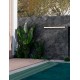 Sandy Black Aluminium & Glass LED 36 Watt 220-240 Volt 1579Lm 3000K IP65 L: 100 W: 6.5 H: 9 cm 