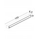 Sandy Black Aluminium & Glass LED 36 Watt 220-240 Volt 1579Lm 3000K IP65 L: 100 W: 6.5 H: 9 cm 
