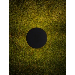 Sandy Black Aluminium & Polycarbonate LED 5 Watt 100-240 Volt 402Lm 3000K IP65 D: 11 H: 20cm (+21 spike) 