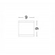 White Die-Casting Aluminium & Glass Diffuser LED GU10 1x7 Watt IP54 220-240 Volt Bulb Excluded D: 9 H: 9 cm 