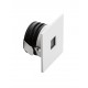White Aluminium LED 1 Watt 32,76Lm 3000K 3 Volt 50Hz IP54 L: 3.7 W: 2.2 H: 3.7 cm Cut Out: 3.2 cm Cable Lenght 1.80m Connect it 