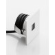 White Aluminium LED 1 Watt 32,76Lm 3000K 3 Volt 50Hz IP54 L: 3.7 W: 2.2 H: 3.7 cm Cut Out: 3.2 cm Cable Lenght 1.80m Connect it 