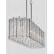 Pendant light Clear Crystal G9 *6 L86 W24 H146 