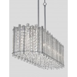Pendant light Clear Crystal G9 *6 L86 W24 H146 