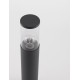 Dark Grey Aluminum & Clear Acrylic LED E27 1x12 Watt 220-240 Volt Bulb Excluded IP65 D: 9 H: 50 cm 
