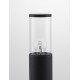 Dark Grey Aluminum & Clear Acrylic LED E27 1x12 Watt 220-240 Volt Bulb Excluded IP65 D: 9 H: 50 cm 