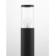 Dark Grey Aluminum & Clear Acrylic Diffuser LED E27 1x12 Watt 220-240 Volt Bulb Excluded IP65 D: 9 H: 80 cm 