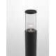 Dark Grey Aluminum & Clear Acrylic Diffuser LED E27 1x12 Watt 220-240 Volt Bulb Excluded IP65 D: 9 H: 80 cm 