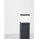 Dark Grey Aluminum & Clear Acrylic Diffuser LED E27 1x12 Watt 220-240 Volt Bulb Excluded IP65 L: 13 W: 13 H: 50 cm 