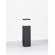 Dark Grey Aluminum & Clear Acrylic Diffuser LED E27 1x12 Watt 220-240 Volt Bulb Excluded IP65 L: 13 W: 13 H: 50 cm 