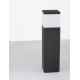 Dark Grey Aluminum & Clear Acrylic Diffuser LED E27 1x12 Watt 220-240 Volt Bulb Excluded IP65 L: 13 W: 13 H: 50 cm 