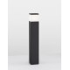 Dark Grey Aluminum & Clear Acrylic Diffuser LED E27 1x12 Watt 220-240 Volt Bulb Excluded IP65 L: 13 W: 13 H: 80 cm 